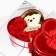 Soap roses and a bear cub, set