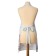Apron "Ethel" Mom 70x60 cm, 100% cotton, reps 210 g/m2
