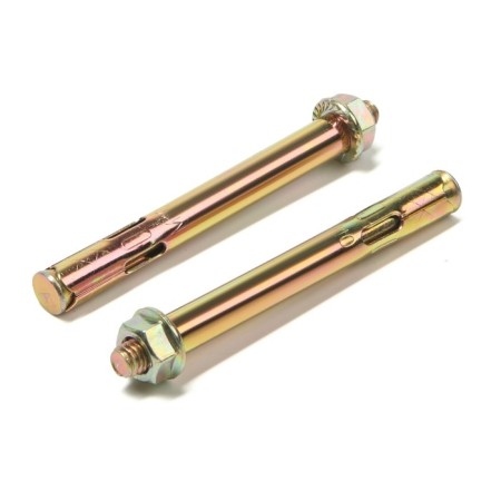 Anchor bolt of scrap, with a nut, galvanized, 10x97 mm, 75 pcs