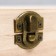 Casket wood under the painting "rectangular with hook" 24x9.5x6 cm