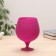 Vase "Brandy" fuchsia matte h = 19 cm, d = 12 cm, v = 2 l