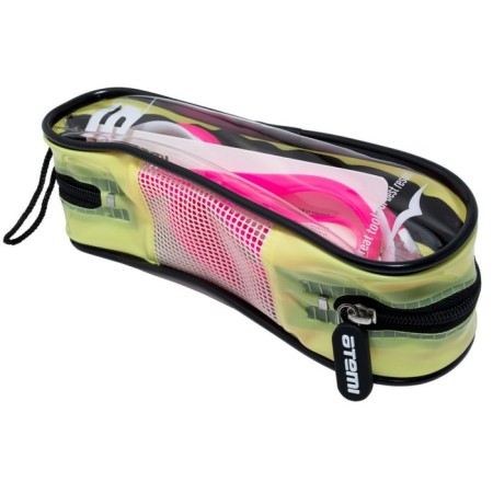 ATEMI B602 swimming glasses, children's, silicone, pink/white color-4
