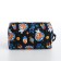 Cosmetic bag with lightning, black color
