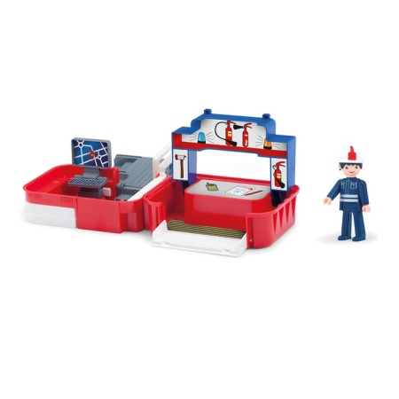 Game set "Fire Station", with accessories and a firefighter figure