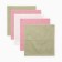Set of terry napkins "Flowers" 30x30 cm -5pcs, 100% HL, 340g/m2