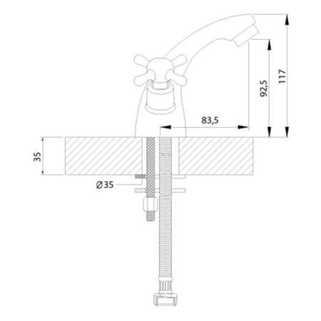 Rossinka g02-61 washbasin mixer-1