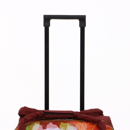 Small 37 l (s) suitcase with a Sacvoyage bag, lightning department, external pocket, extension, burgundy color-4