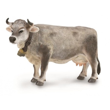 Animal figurine "Tyrool gray cow"