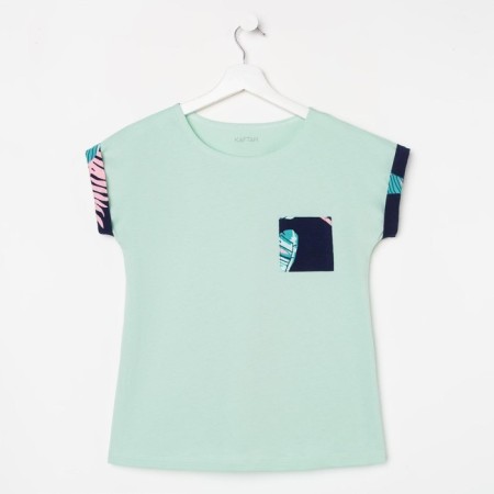 Women's T -shirt with KAFTAN Pocket "Tropical Dream" p. 40-42-3