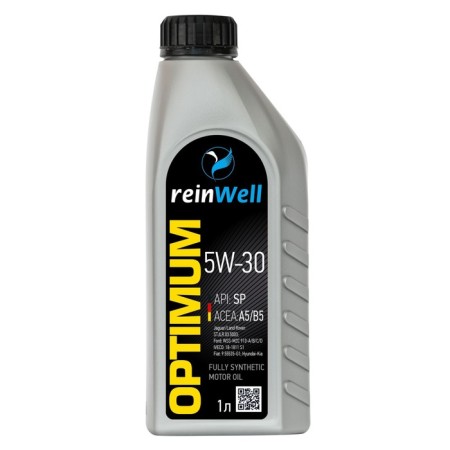 Motor oil Reinwell 5W-30 API SP, A5/B5, HC-synthetic, 1 liter