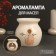 Aroma lamp ceramics "Inhale... exhale..." White 7.2x7.2x7.8 cm