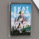 Acrylic magnet "Yekaterinburg Temple", 5.2 x 7.7 cm.