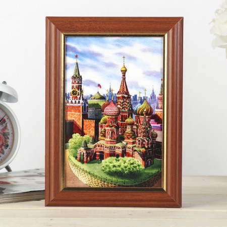 Key "Moscow" walnut 15x21cm