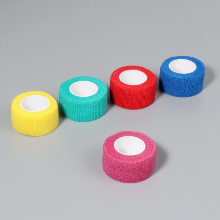 Bandage tape is protective, for fingers, 2.5 cm × 3 m, color mix-1