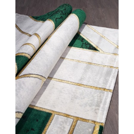 Rectangular carpet Karmen Hali Omega, size 200x290 cm, color Green/Green-1