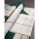 Rectangular carpet Karmen Hali Omega, size 200x290 cm, color Green/Green