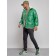 Eco -leather jacket men, size 50, green color