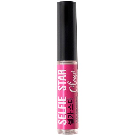 Glue for overhead eyelashes with a Selfie Star brush, the color is transparent, 5 g-2