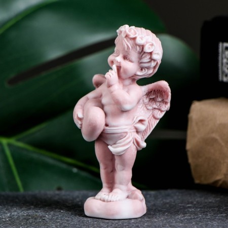 Souvenir "Angel, standing with a heart" 8cm-3