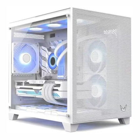 The Formula Crystal Z5 TG case without PSU MATX 11x120mm 2xusb2.0 1xusb3.0 Audio Bott PSU