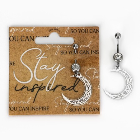 Stay Inspired navel piercing, 5 x 2 cm-1