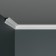 Ceiling plinth T-45 35x35x2000mm