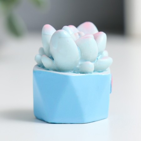 Polystone souvenir "Cactus in a pot" MIX 4x2.5x3 cm-3