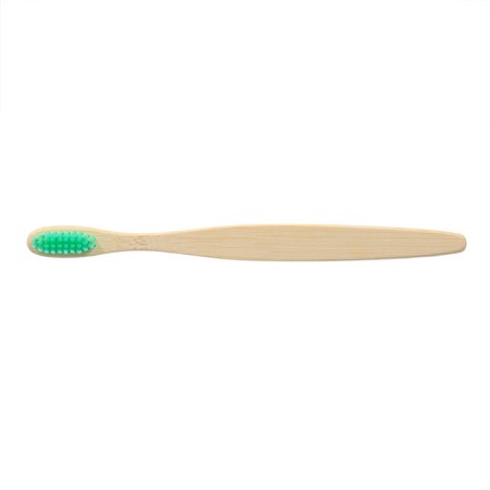 Bamboo toothbrush soft, in a box, green-3