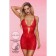 Combinations and Thong Candy Girl Desiree Red, OS