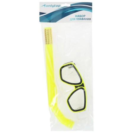 ONLYTOP swimming set: mask, tube, mix-1