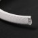 Protective lining on the door circuit, metal core, 5 m, white
