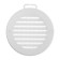 Ventilation grate Zein, D = 100 mm, round, with a net, with a flange, stiff