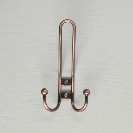 Hook furniture tundra TKT002, three -rod, copper, 4 pcs TMP-2