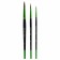 Set of brushes ponies 3 pieces, Brauberg Premium, round No. 2, 4, 7