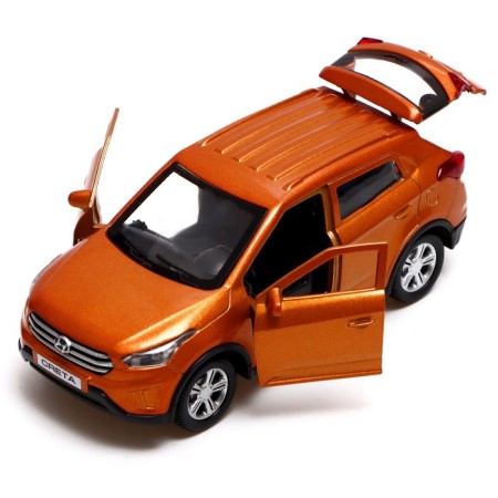 Metal machine Hyundai Creta/Skoda Yeti, 12 cm, doors, baggage, inertia, mix-2
