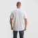 T -shirt male, milk color/print mix, size 44 (s)