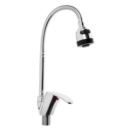 Kitchen mixer Zein Z3043, flexible spout, cartridge 40 mm, without eyeliner, chrome-3