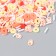 Decor for creativity plastic "Bright circles and paws" 20 g