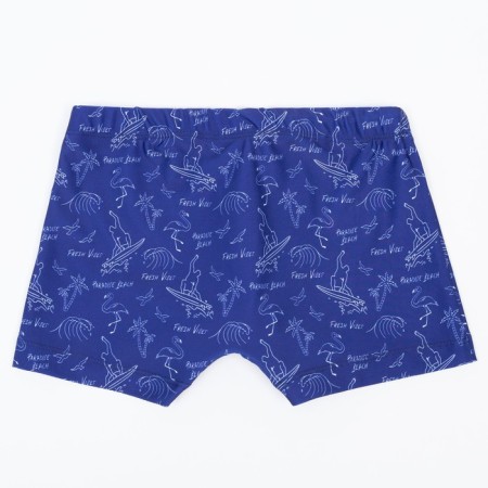 Bathing swimming trunks for a boy, dark blue color, height 128 cm-2