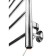 Domoterm electric heated towel rail "Aurora" 109-6, 400 x 800 mm, 6 crossbars, right