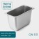 Gastrootiness 1/3 of stainless steel, 200 mm, 32.7 × 17.6 × 20 cm, thickness 0.8 mm