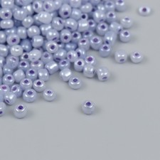 Бисер стекло 6/0 "Лаванда" перламутр 450 гр