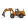 Excavator inertial "Stroykhnika", lighting effects, mobile parts, yellow color