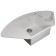 Quartz-quartz kitchen-quartz Uperwood quartz UPD-06, angular two-section, color 01 white