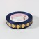 Capronomic tape with “heart” embossed, 15 mm, 23 ± 1 m, dark blue/gold color