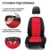Autoshekhli university Autoprofi TT-902V BK/RD, polyester, velor, a set of 9 items, front row, rear row, black/red color