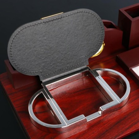 Table set 4V1 with a business card holder, red tree-8