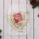 Christmas tree decoration "flickering Christmas tree with bells" 14.5x13.5 cm, gold