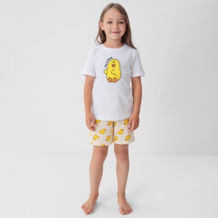 Pajama nursery (T-shirt and shorts) KAFTAN DUCK, RR 30 (98-104)-1