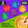 Tablet training "Magnetic drawing", 120 holes, yellow color
